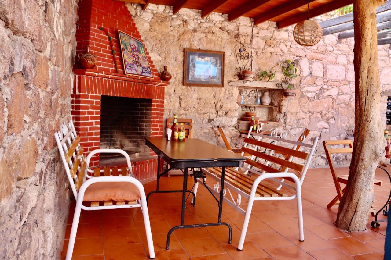 Hospedaje Pizza Azul Catorce Luaran gambar